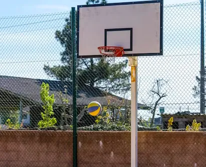 Chain link fence