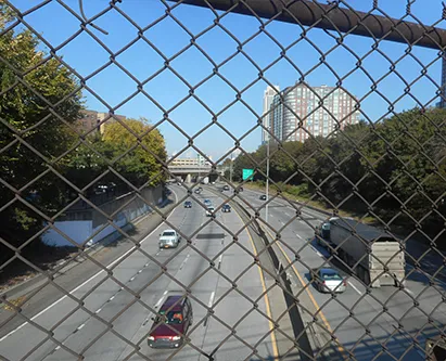 Chain link fence